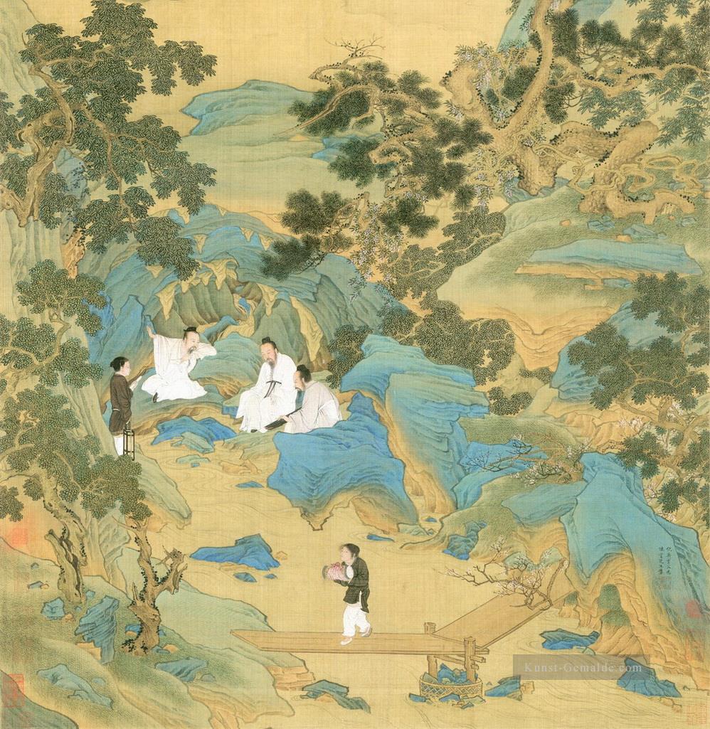Qiu ying 2 Chinesische Malerei Ölgemälde